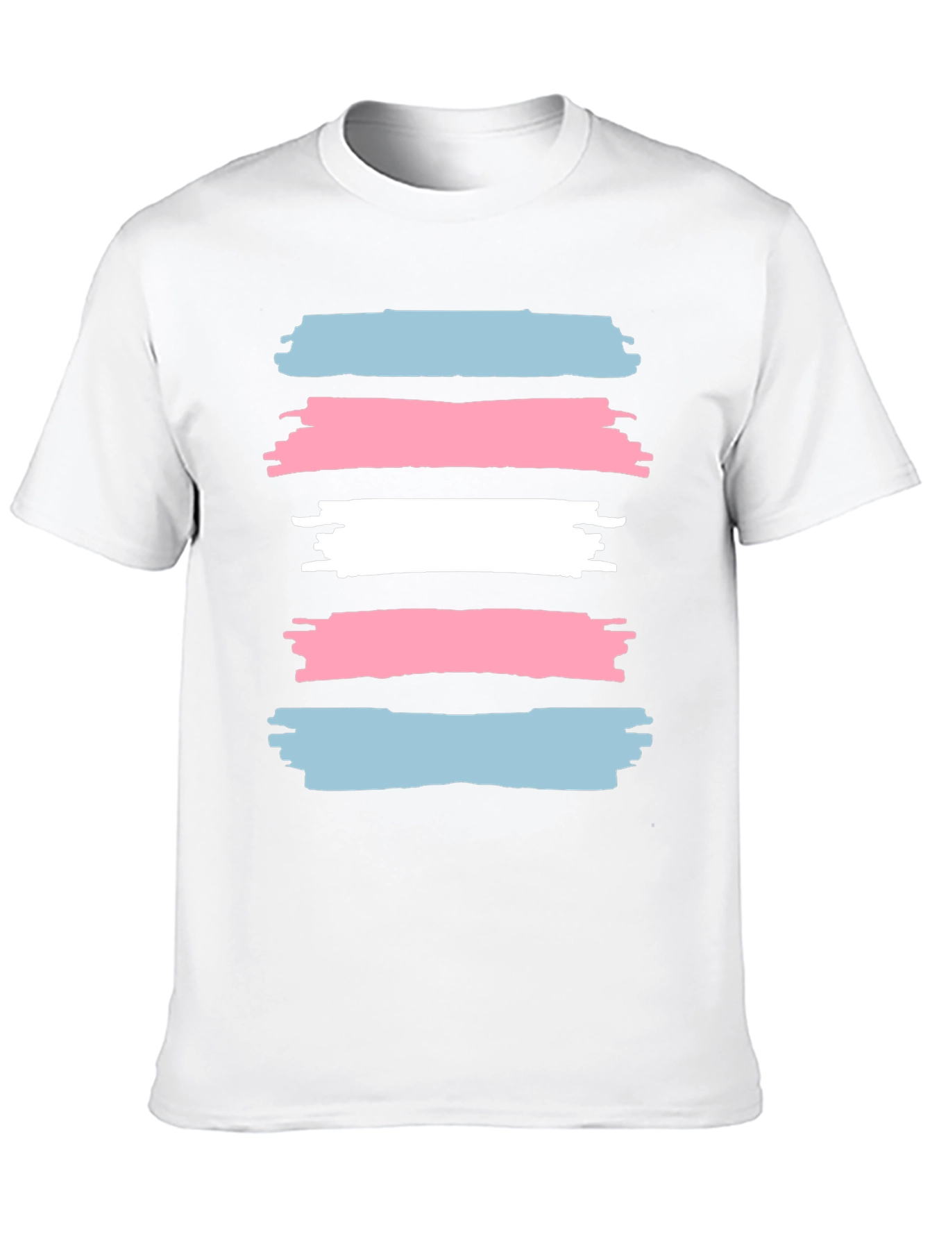 Transgender Pride Brush Stroke Graphic Tee