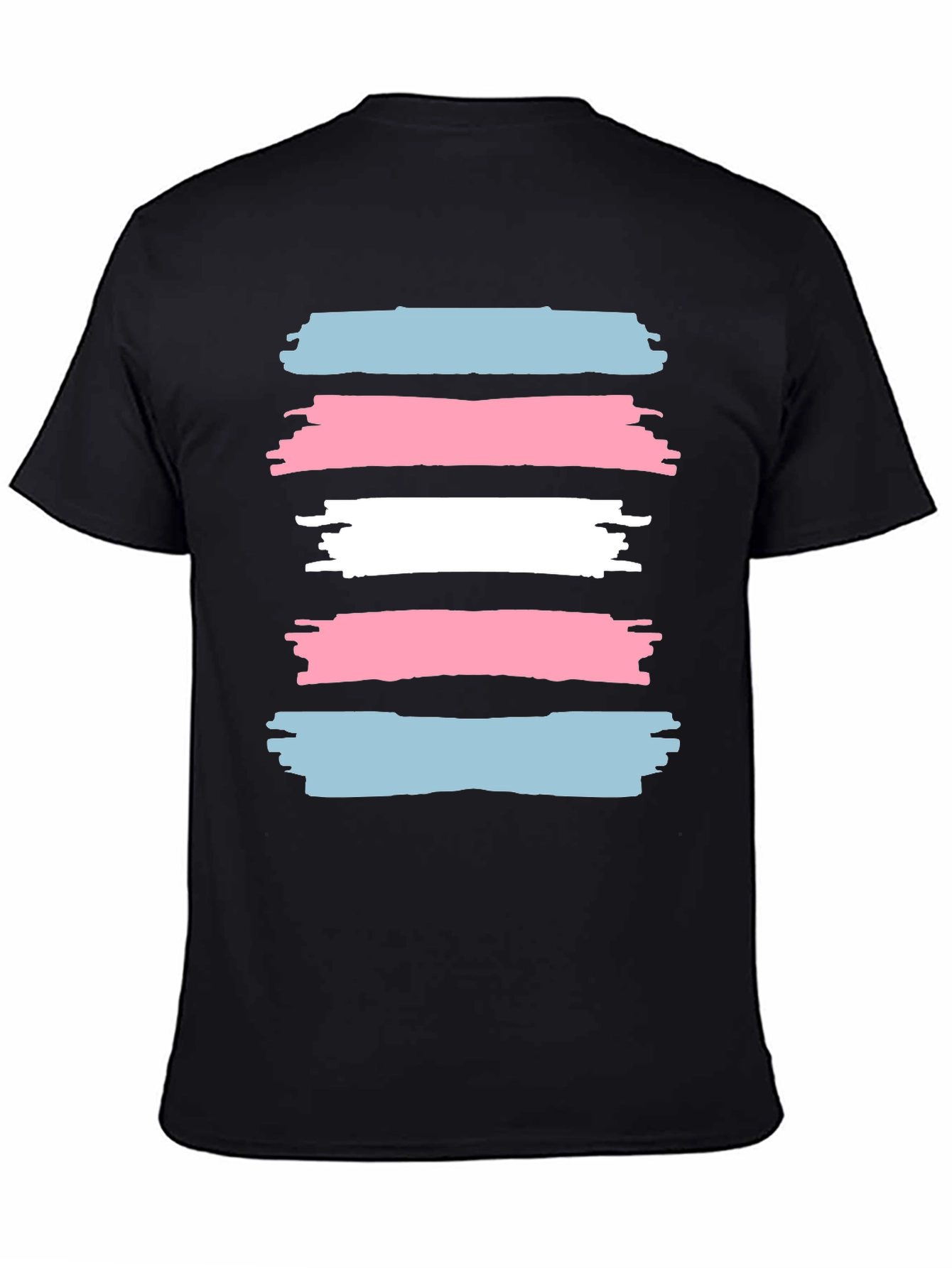 Transgender Pride Brush Stroke Graphic Tee