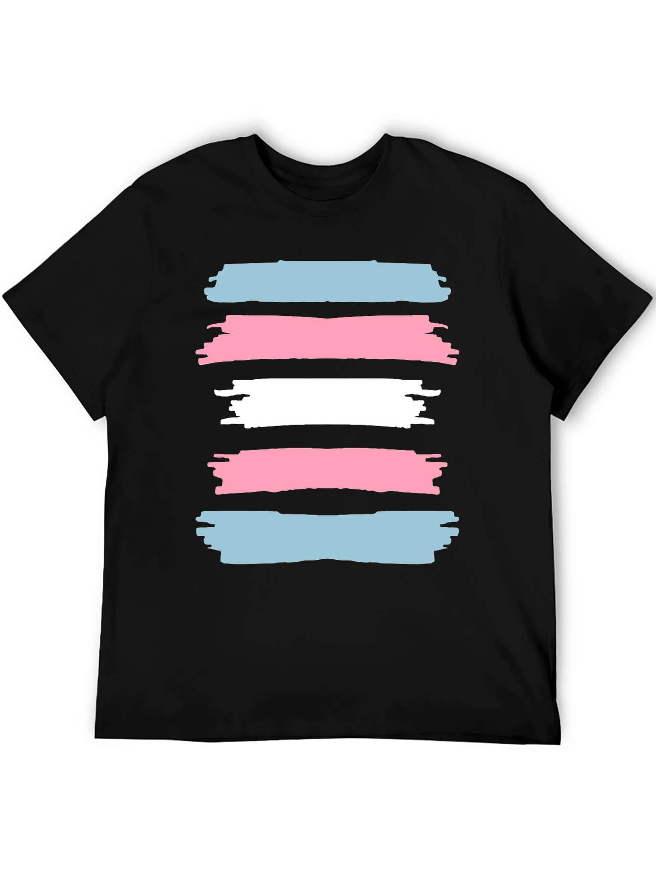 Transgender Pride Brush Stroke Graphic Tee
