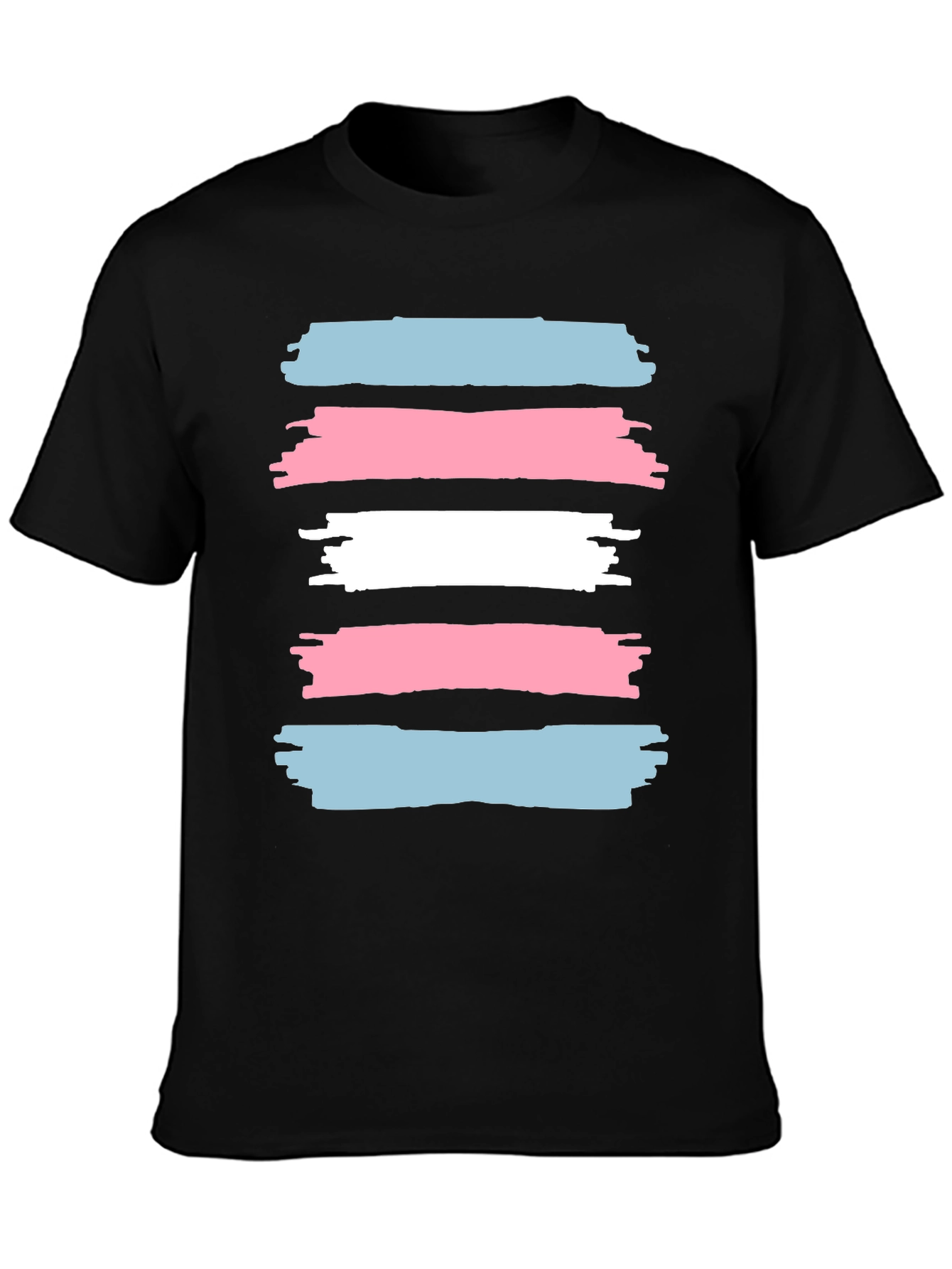 Transgender Pride Brush Stroke Graphic Tee