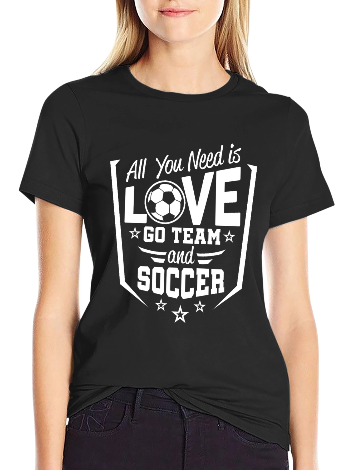 Soccer Love Graphic T-Shirt