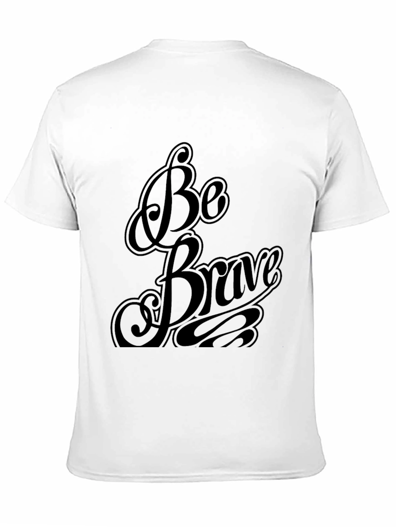 Be Brave Black Graphic Tee