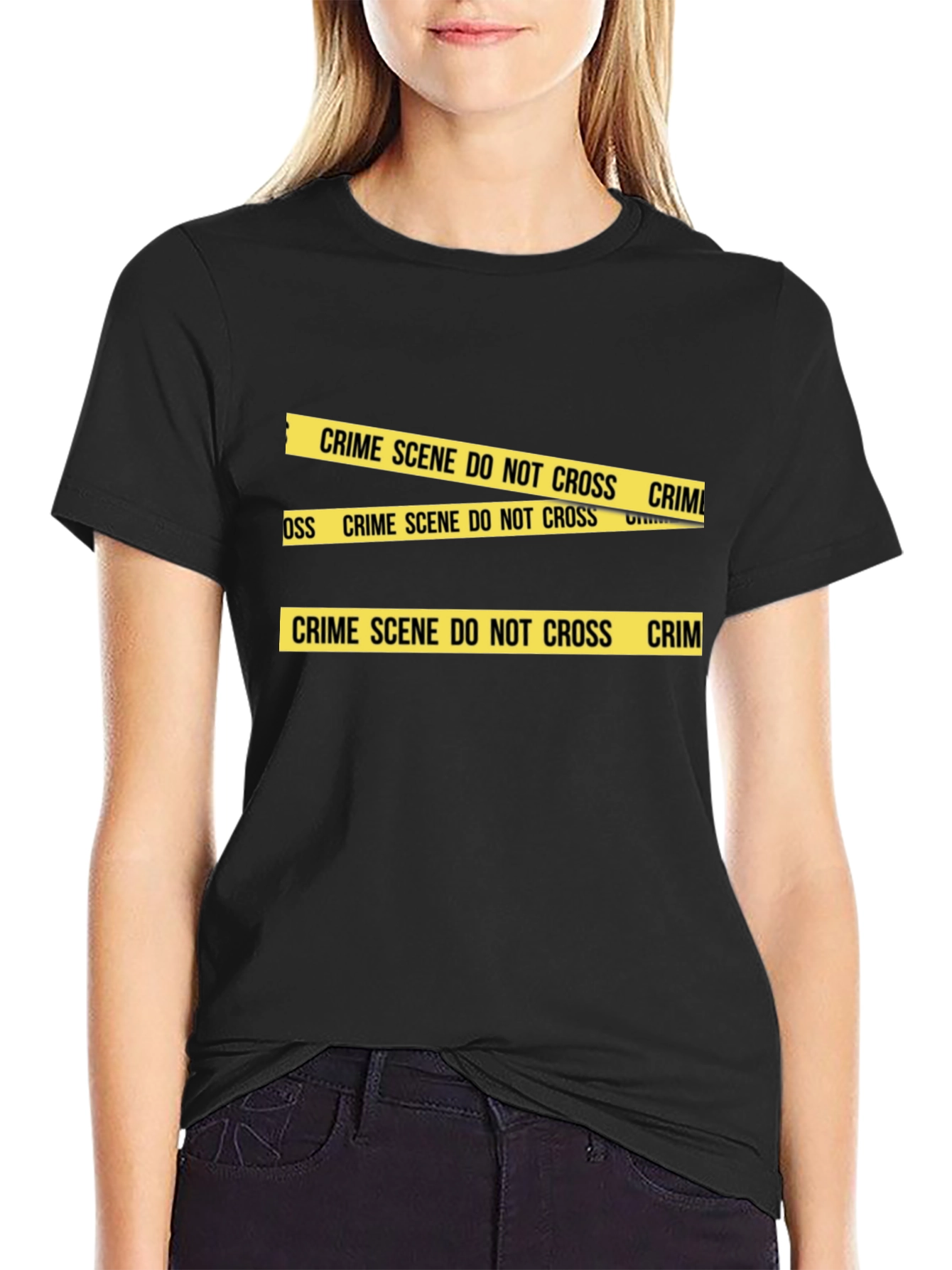 Crime Scene Tape Graphic T-Shirt