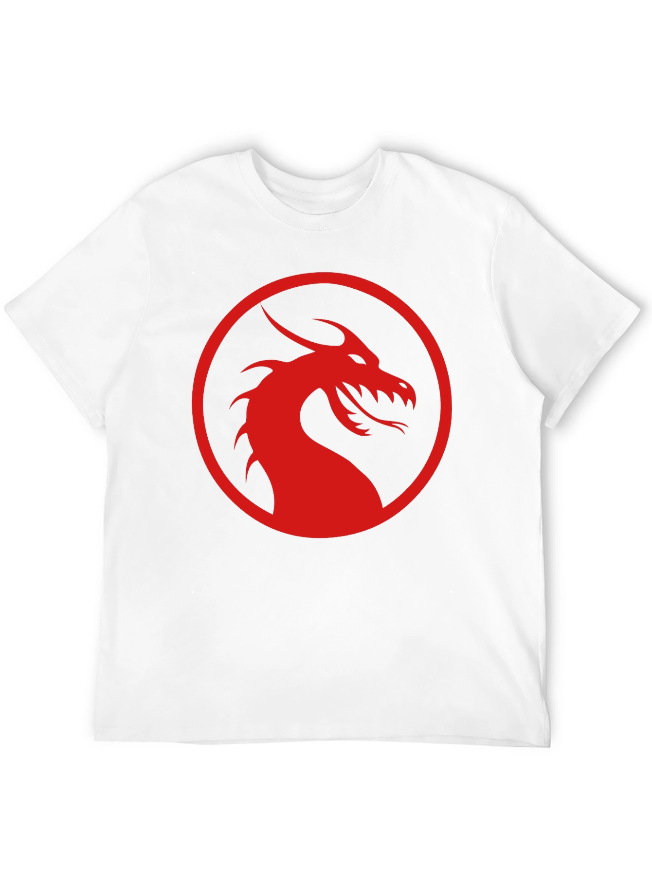 Red Dragon Logo Black T-Shirt