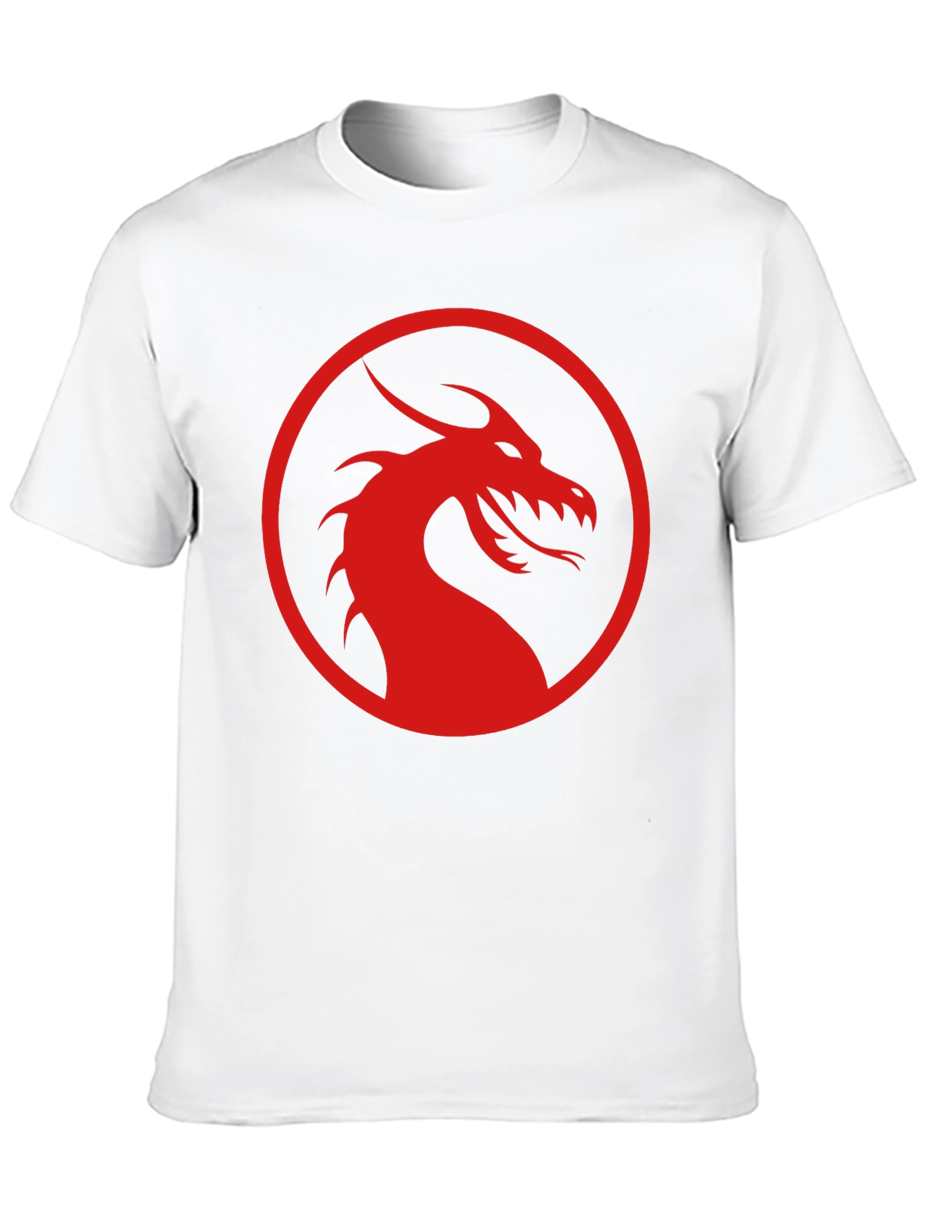 Red Dragon Logo Black T-Shirt