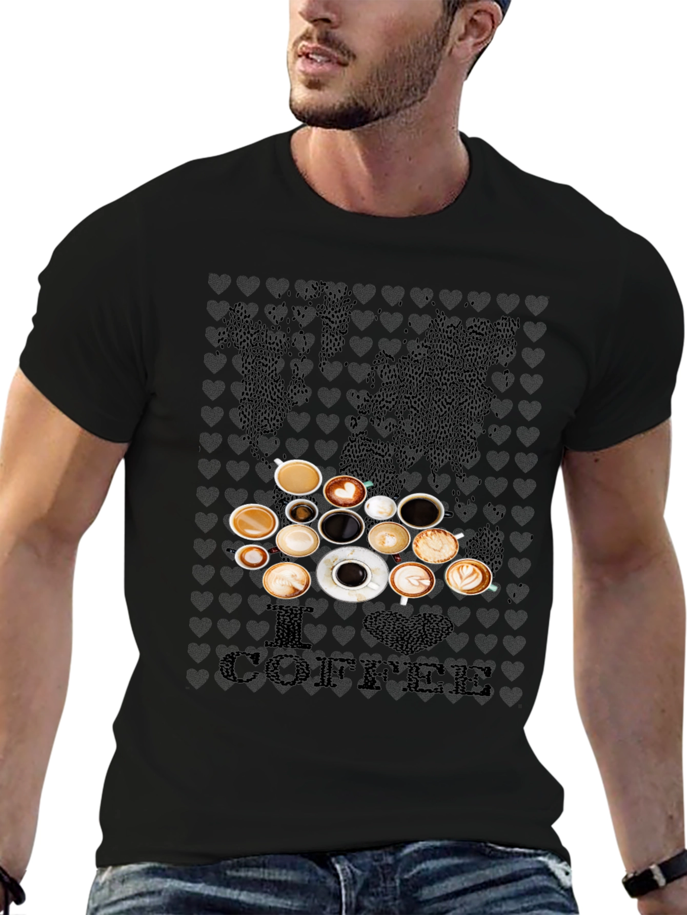 I Love Coffee Graphic Tee
