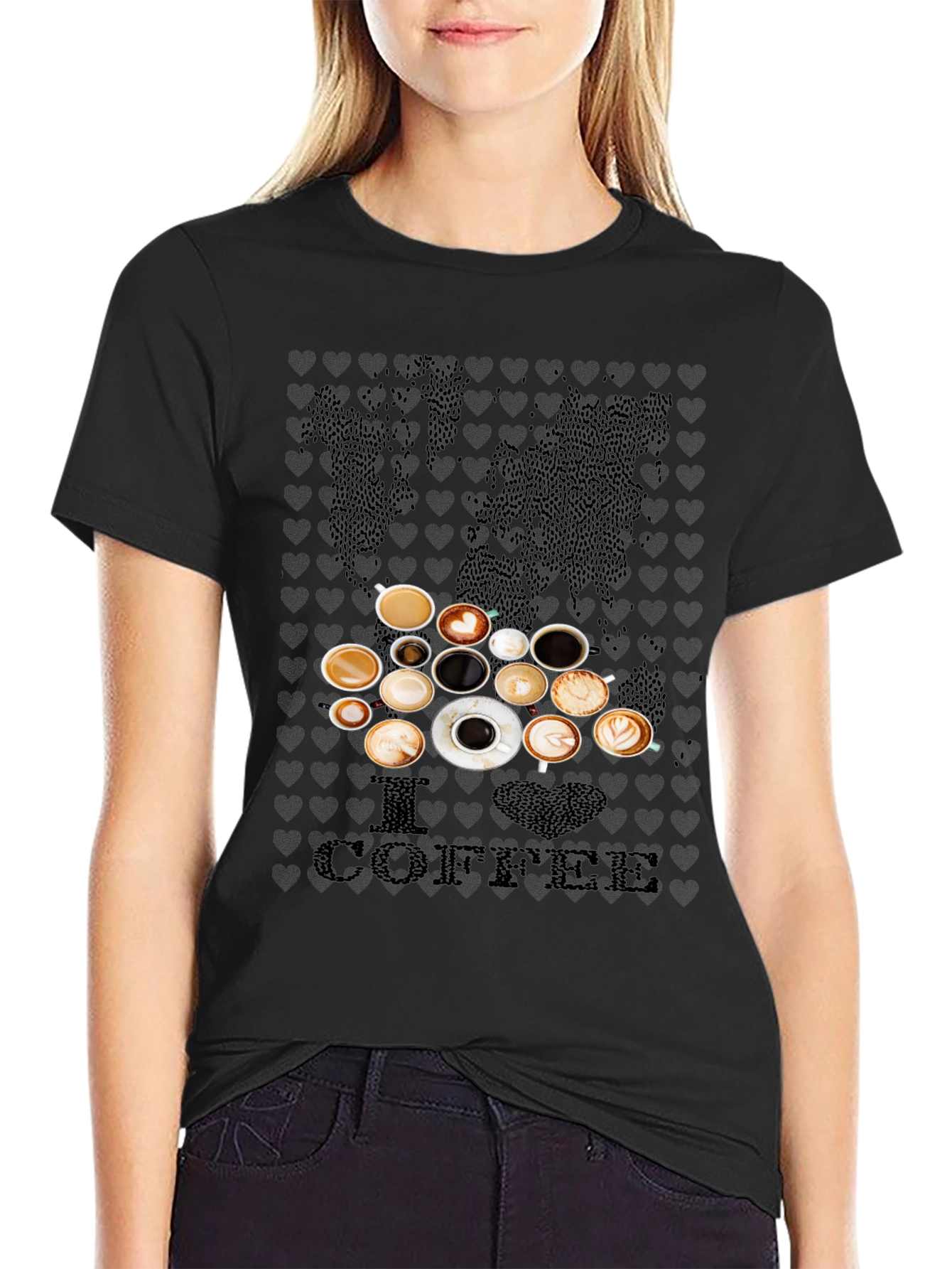 I Love Coffee Graphic Tee