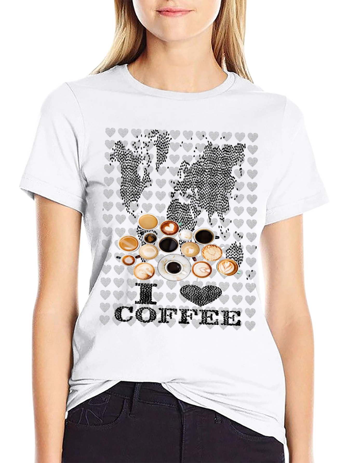I Love Coffee Graphic Tee