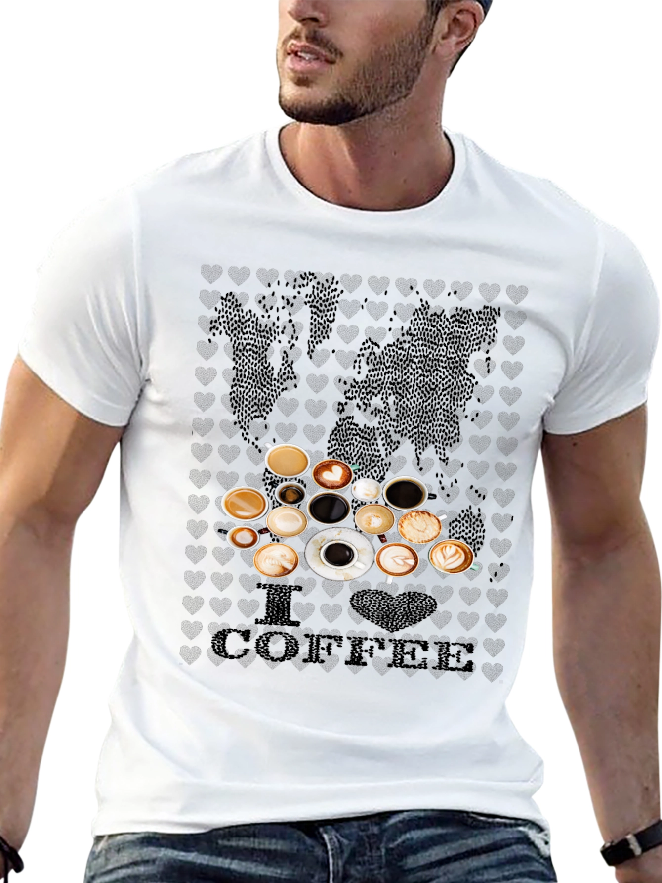 I Love Coffee Graphic Tee