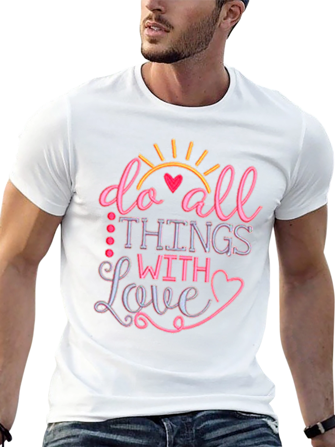Do All Things with Love Graphic Tee