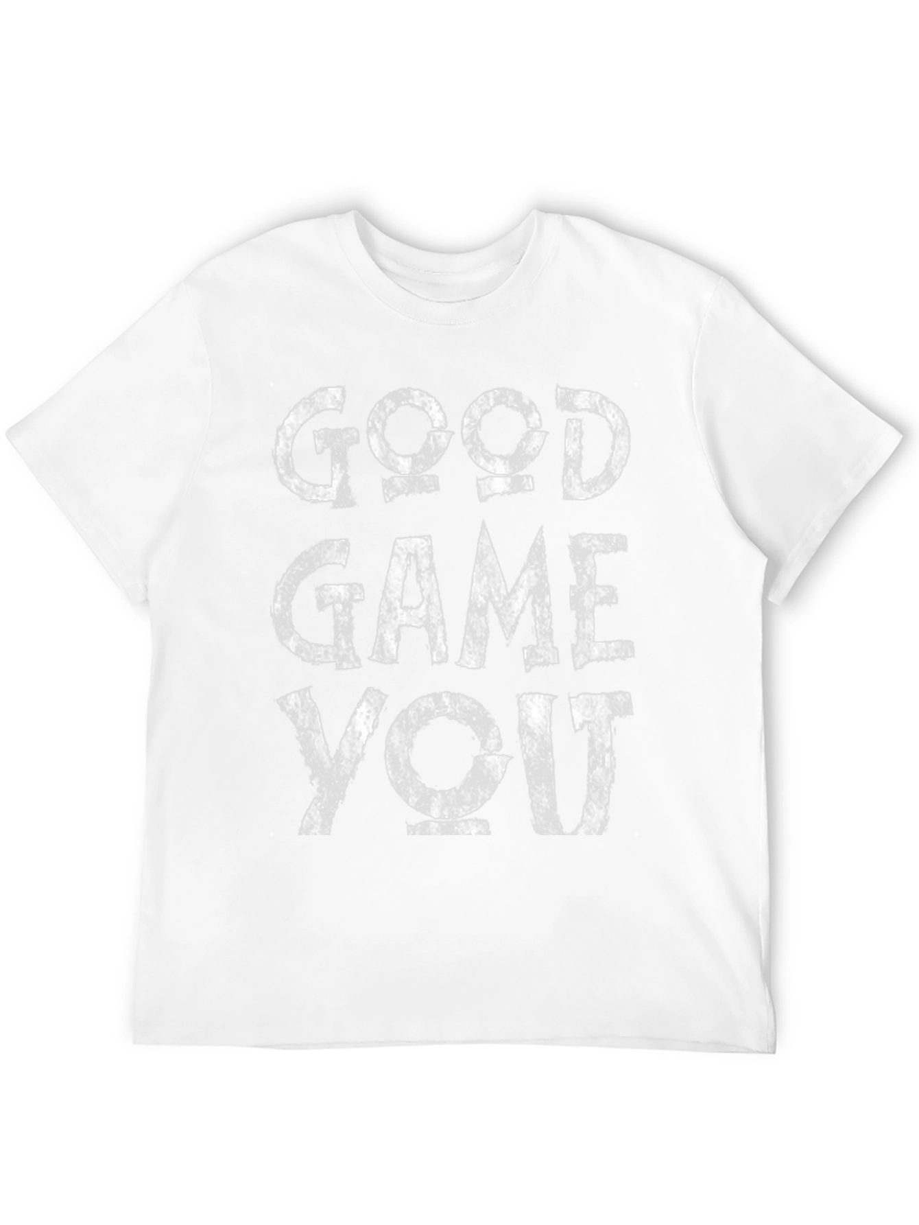 Good Game You Graphic Tee - Black Cotton T-Shirt