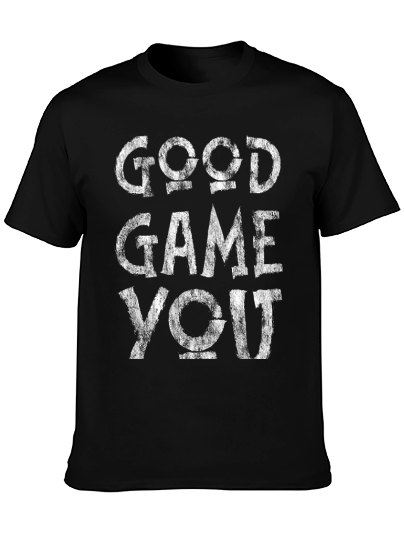 Good Game You Graphic Tee - Black Cotton T-Shirt