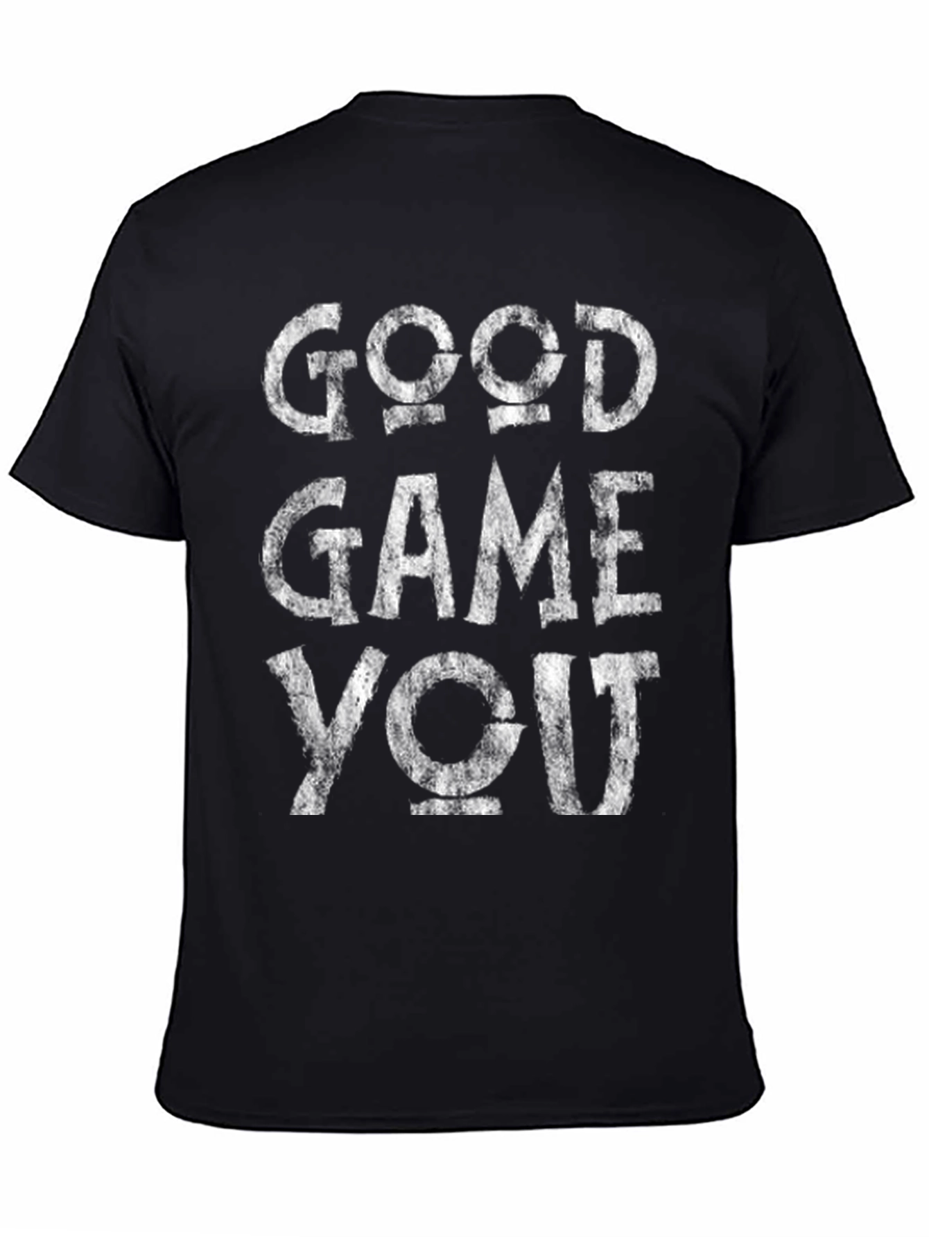 Good Game You Graphic Tee - Black Cotton T-Shirt