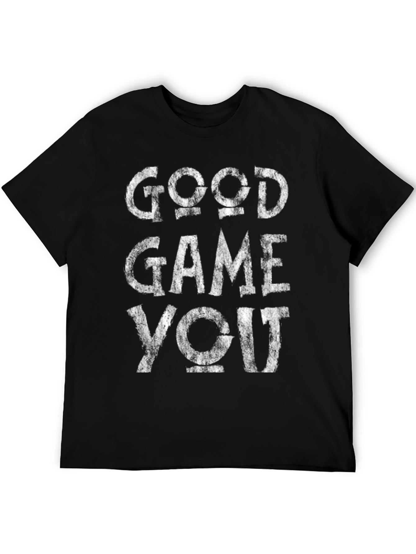 Good Game You Graphic Tee - Black Cotton T-Shirt