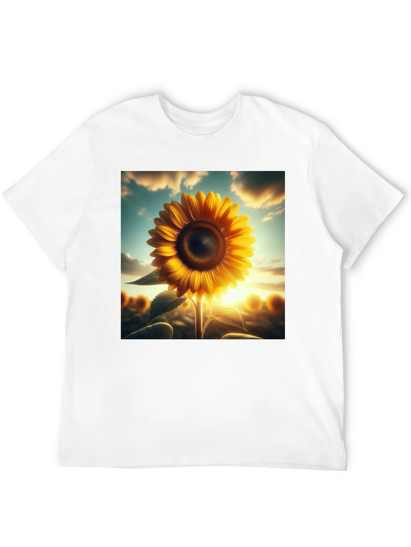 Sunflower Graphic Tee - Nature Inspired Style