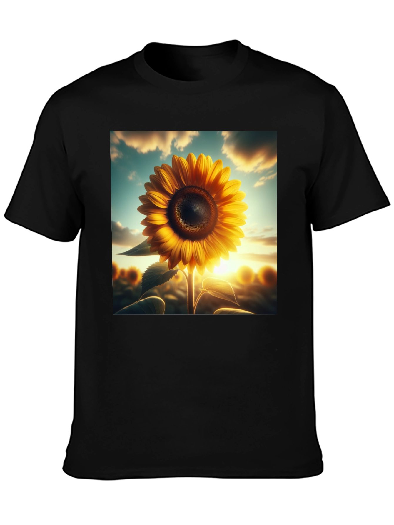 Sunflower Graphic Tee - Nature Inspired Style