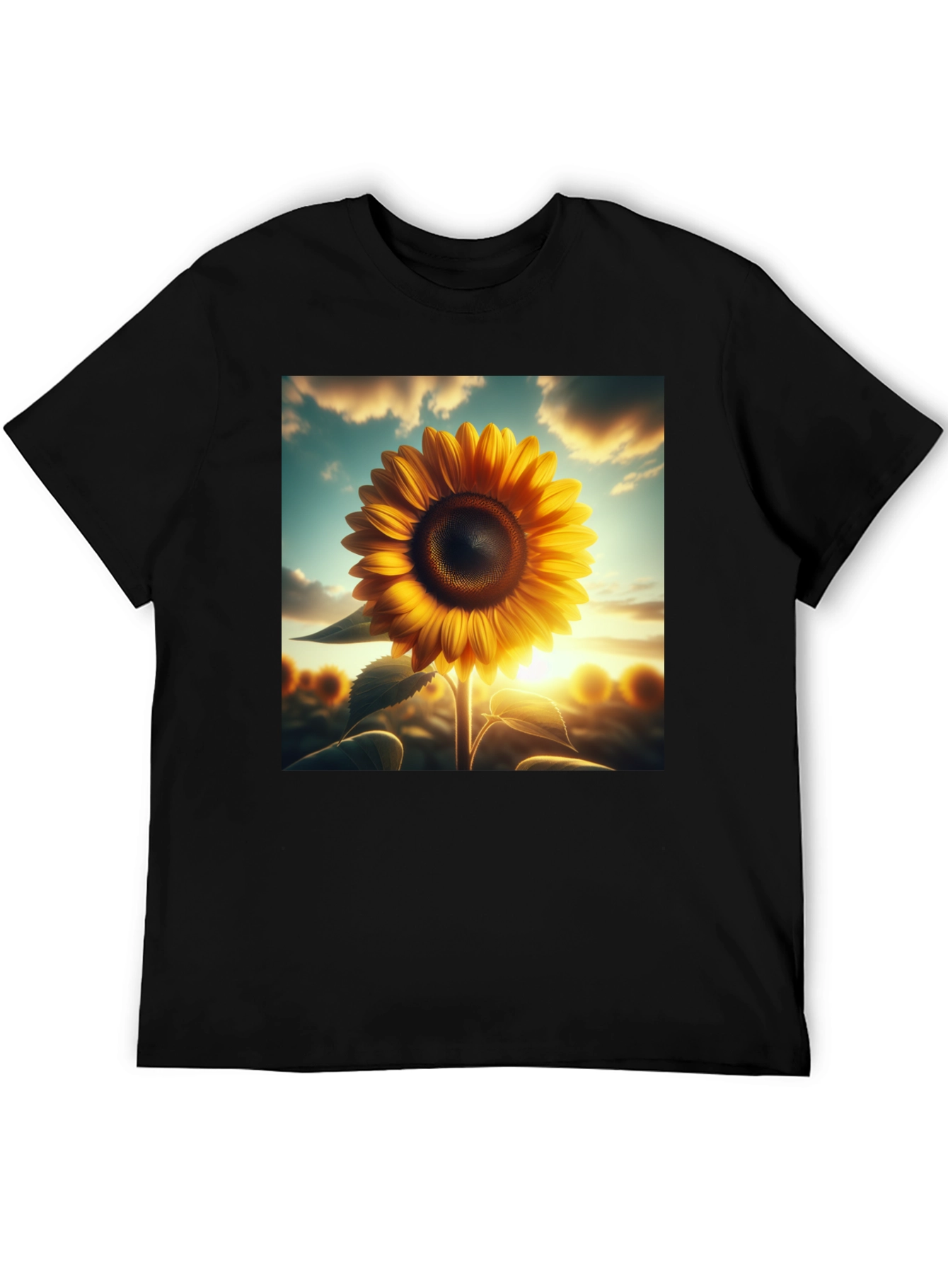 Sunflower Graphic Tee - Nature Inspired Style