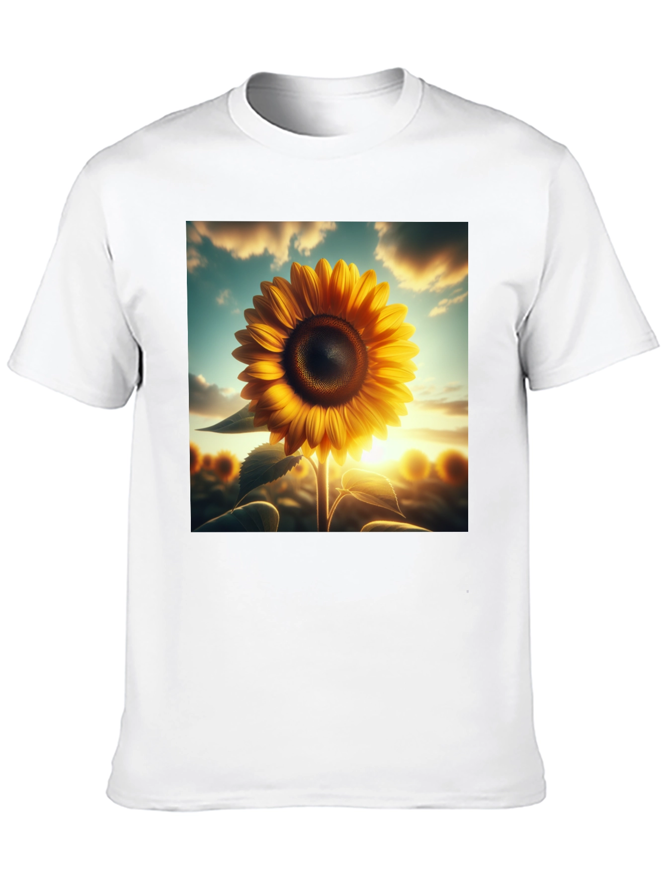 Sunflower Graphic Tee - Nature Inspired Style