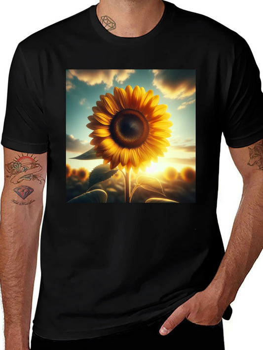 Sunflower Graphic Tee - Nature Inspired Style