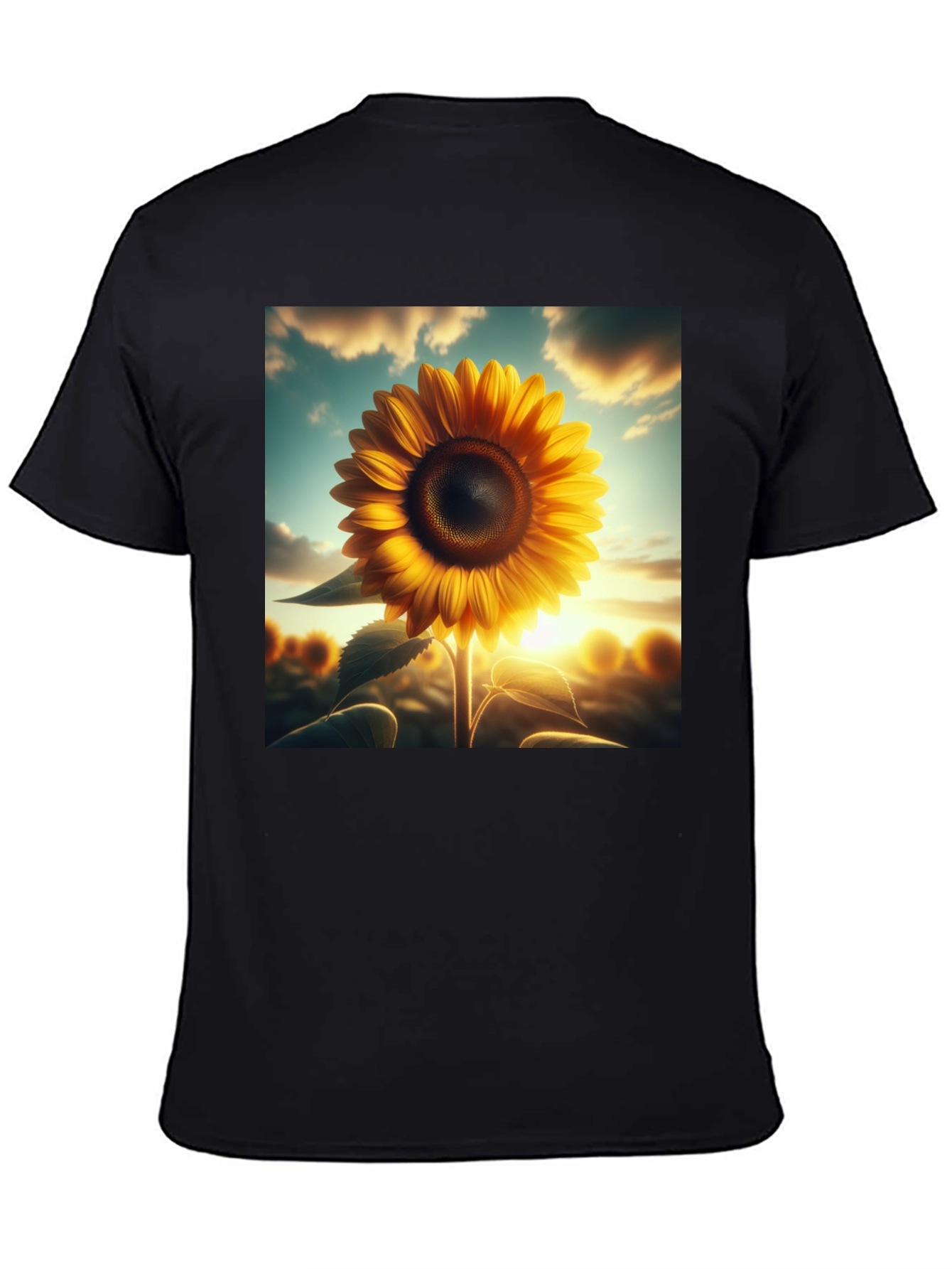 Sunflower Graphic Tee - Nature Inspired Style