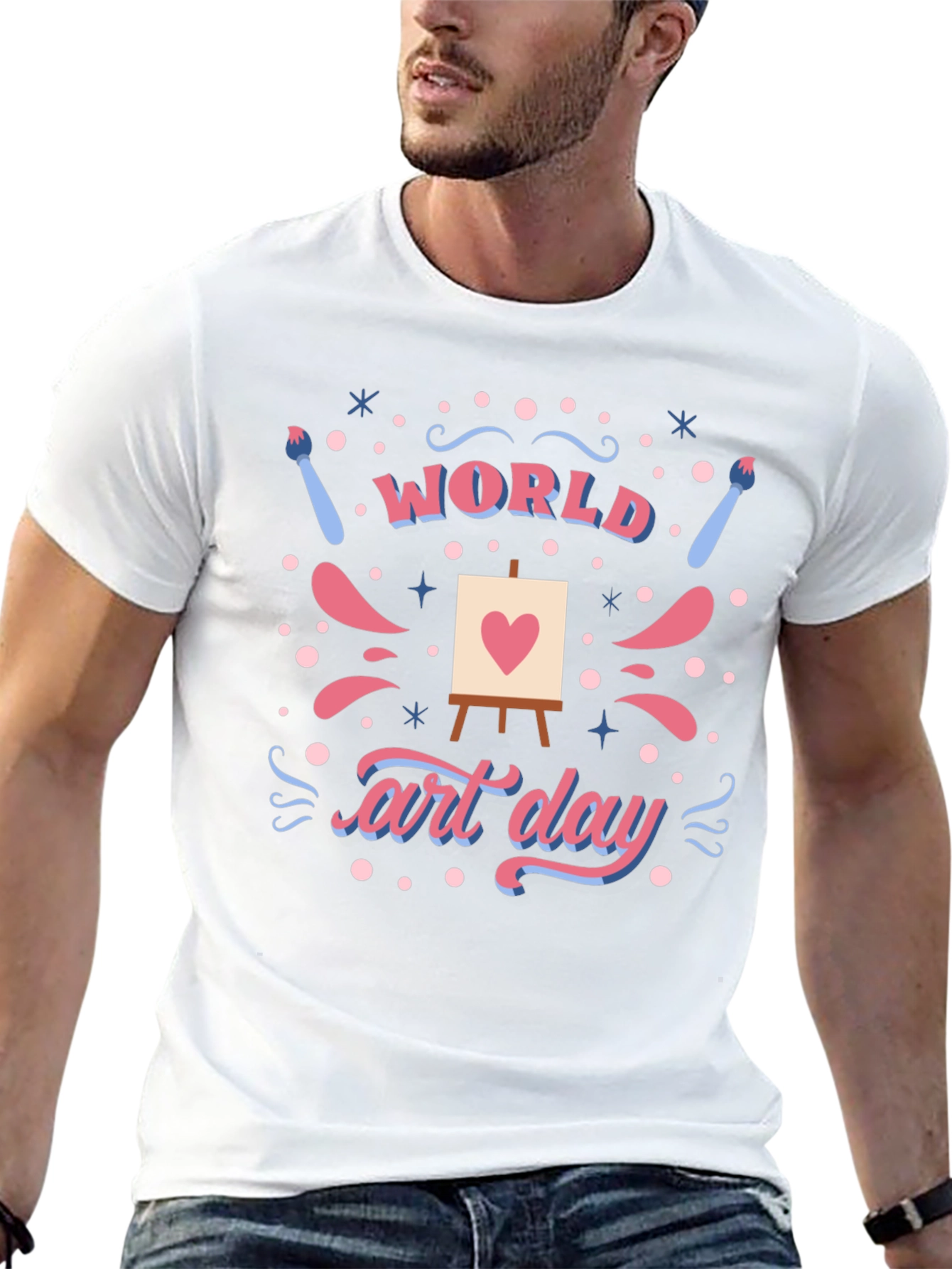 World Art Day T-Shirt - Artistic Design