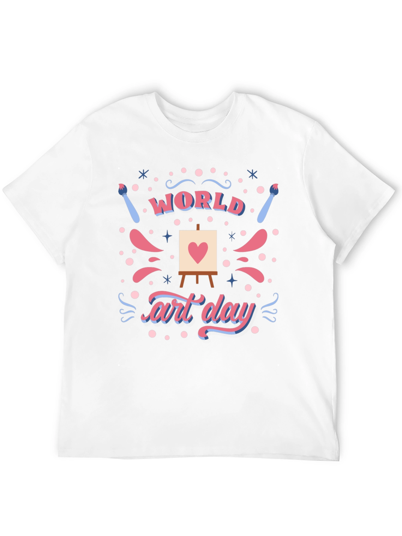 World Art Day T-Shirt - Artistic Design