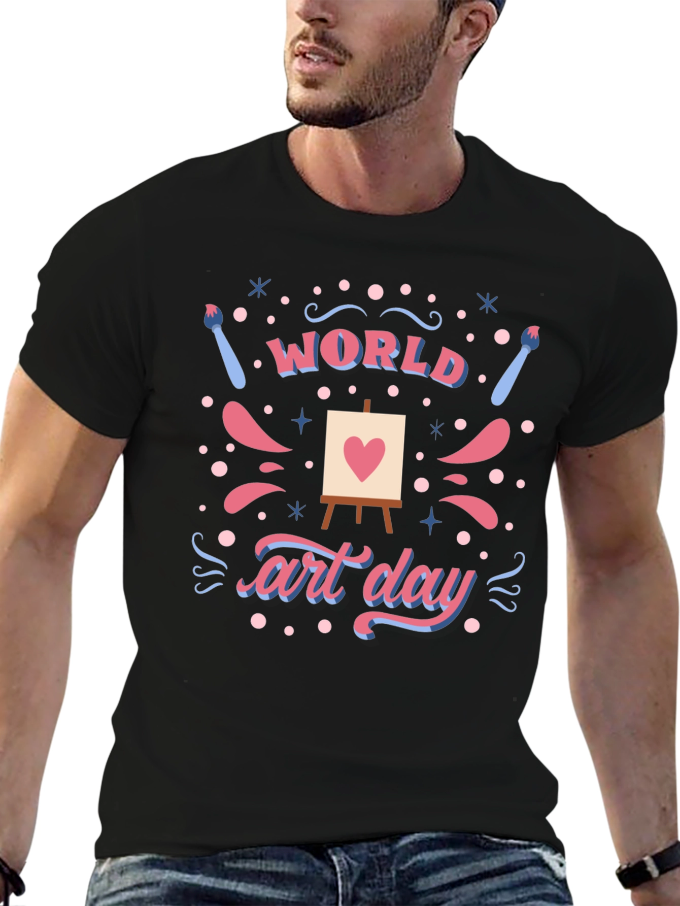 World Art Day T-Shirt - Artistic Design