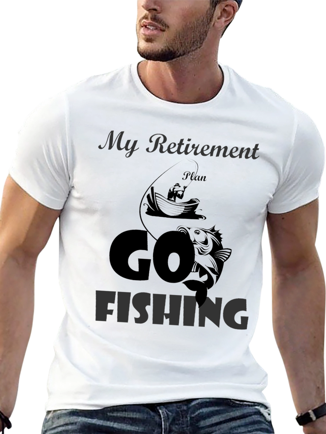 Retirement Plan Fishing T-Shirt