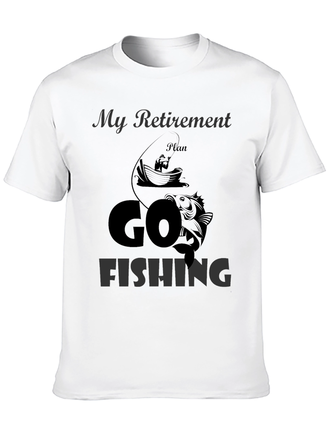 Retirement Plan Fishing T-Shirt