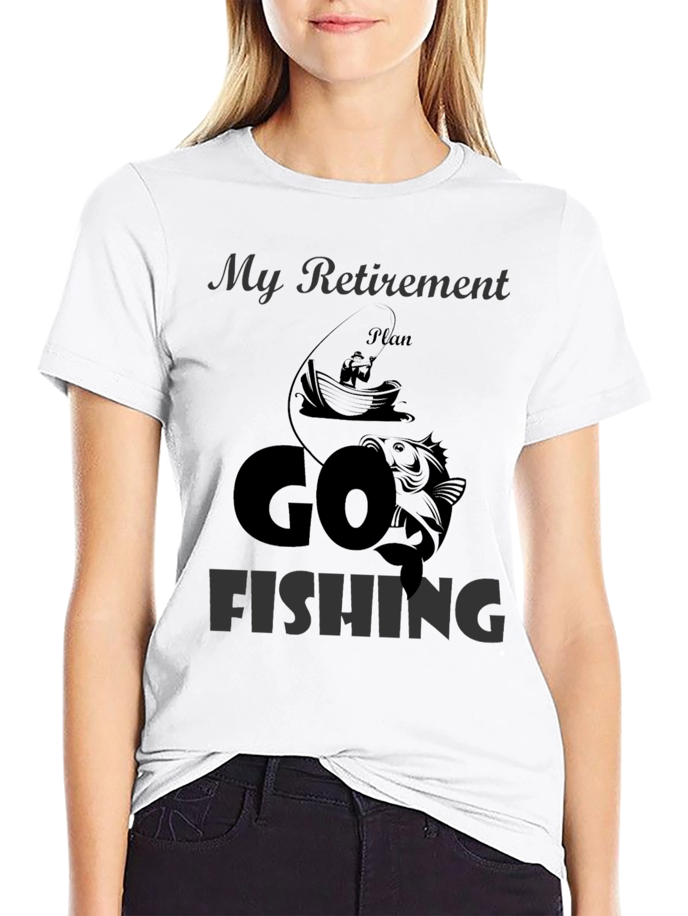 Retirement Plan Fishing T-Shirt