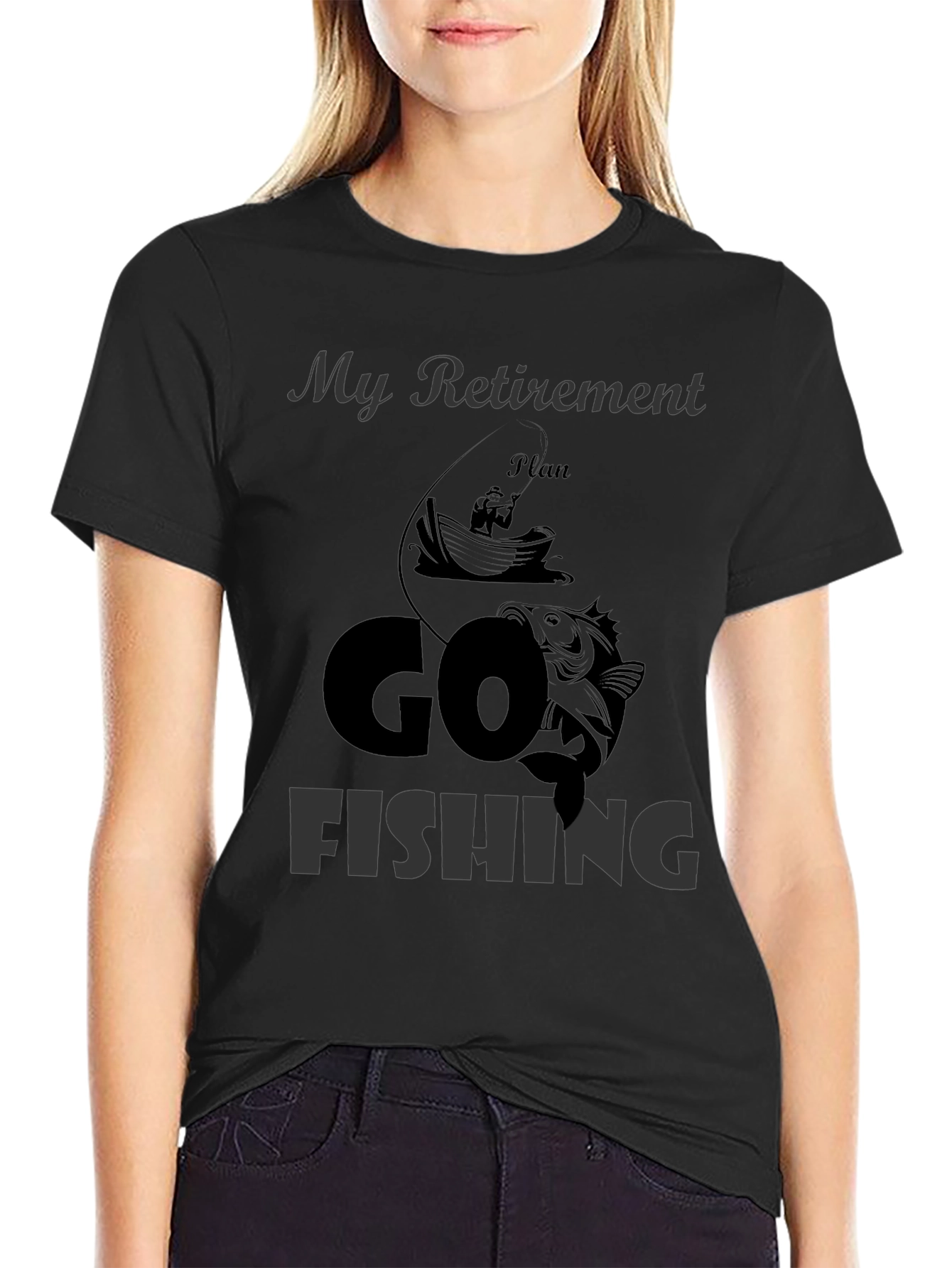 Retirement Plan Fishing T-Shirt