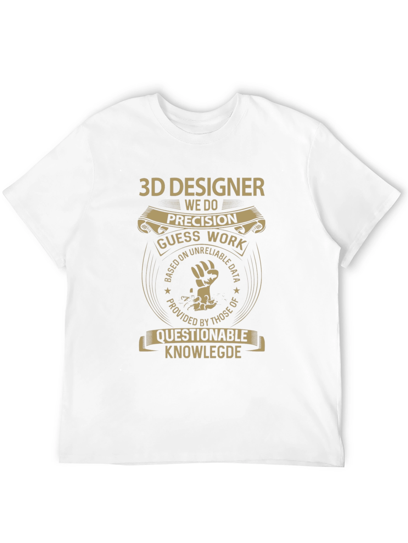 3D Designer Precision Graphic Tee