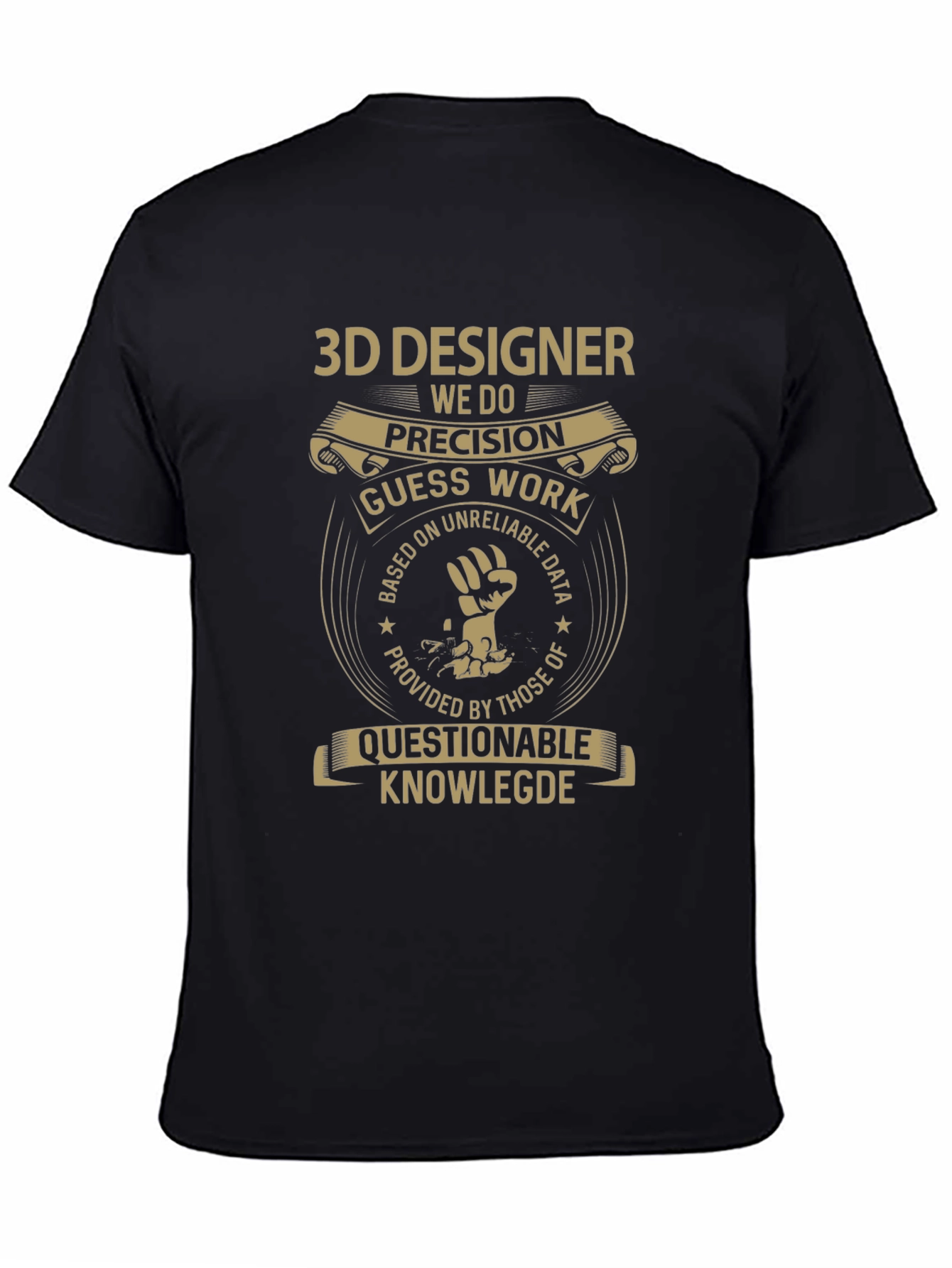 3D Designer Precision Graphic Tee