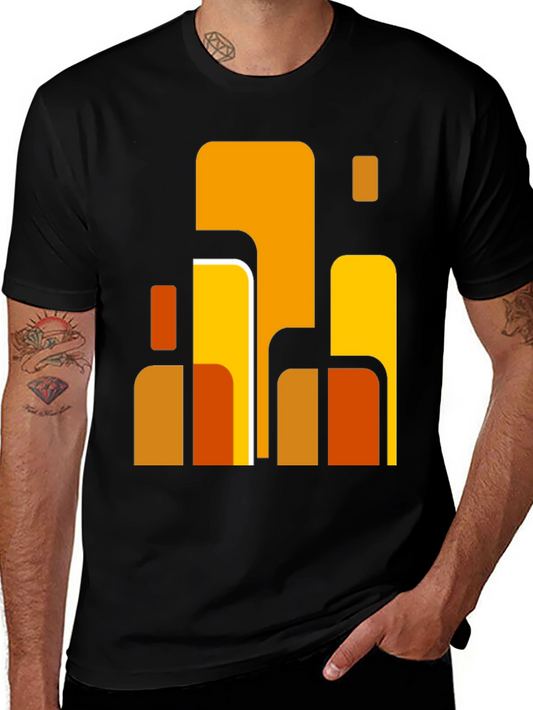 Retro Graphic Tee - Mens Black T-Shirt