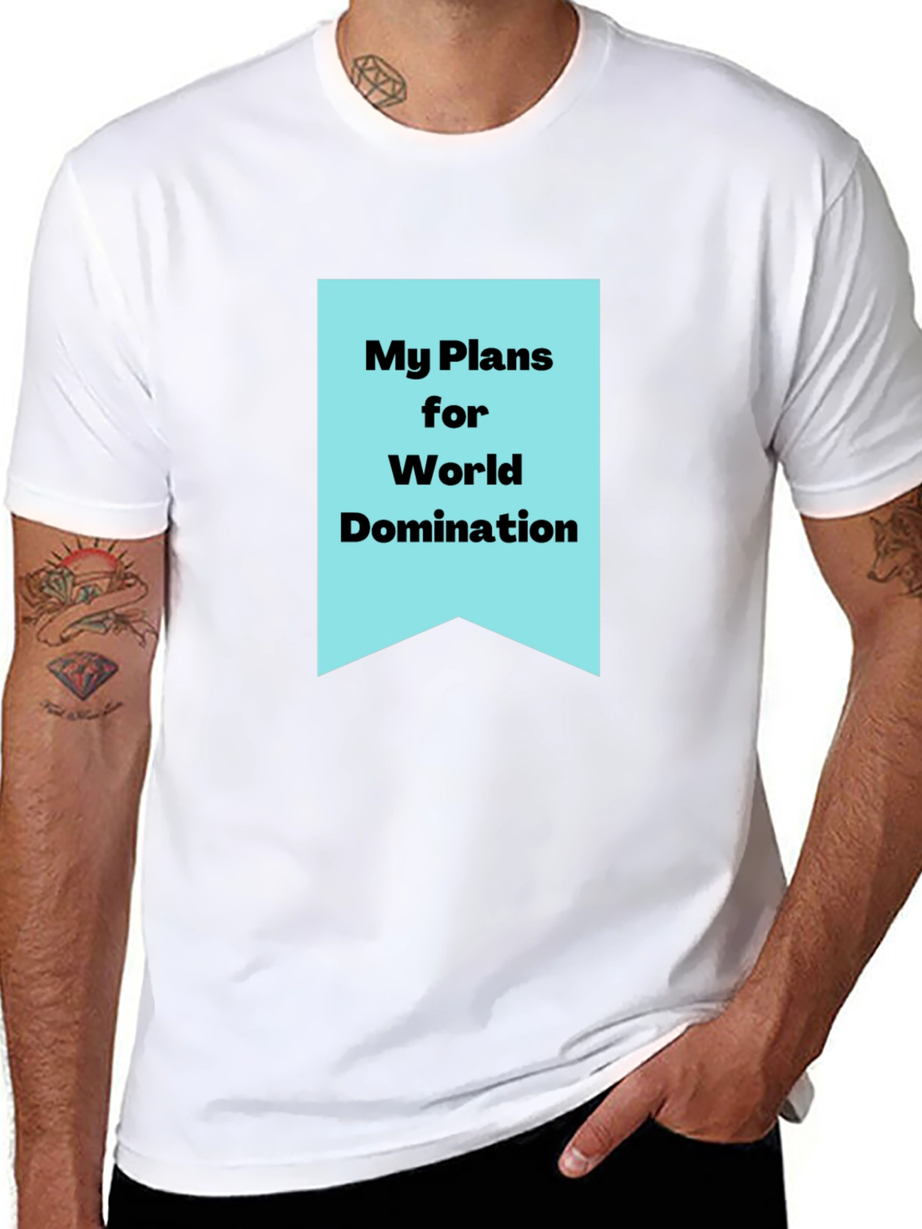 My Plans for World Domination Graphic Tee