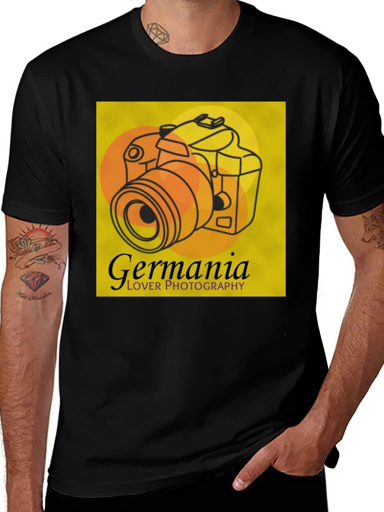 Germania Lover Photography T-Shirt - Black