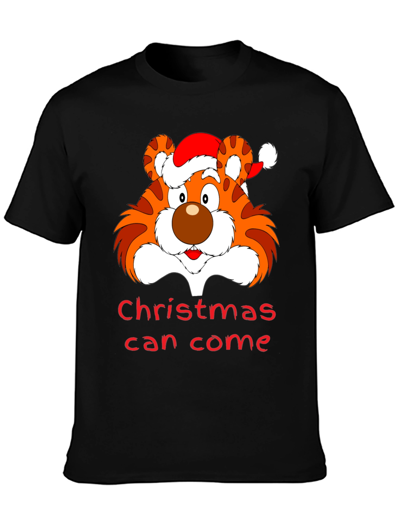 Christmas Tiger Graphic Tee