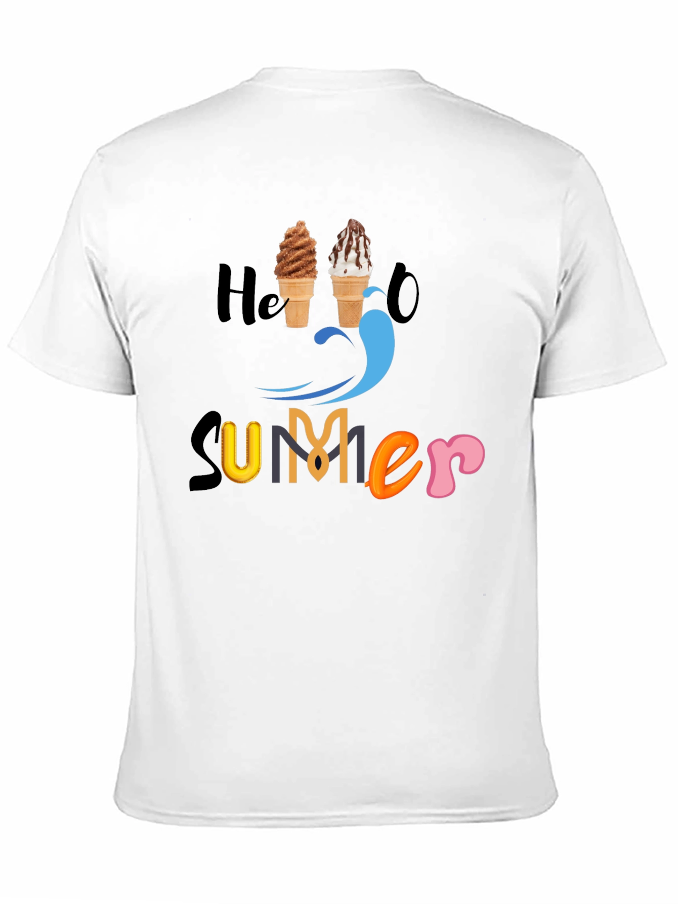Summer Ice Cream Graphic Tee - Unisex