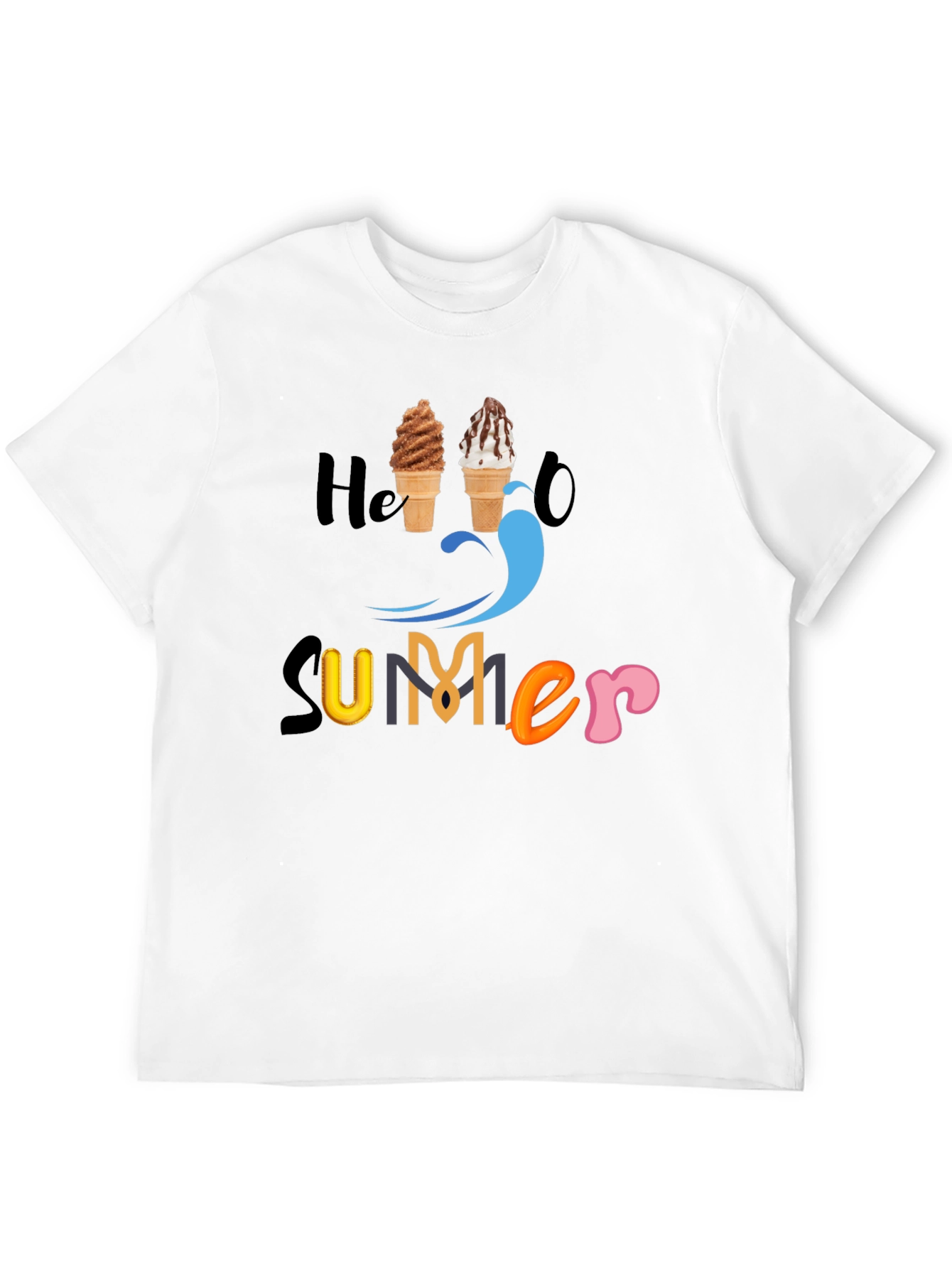 Summer Ice Cream Graphic Tee - Unisex