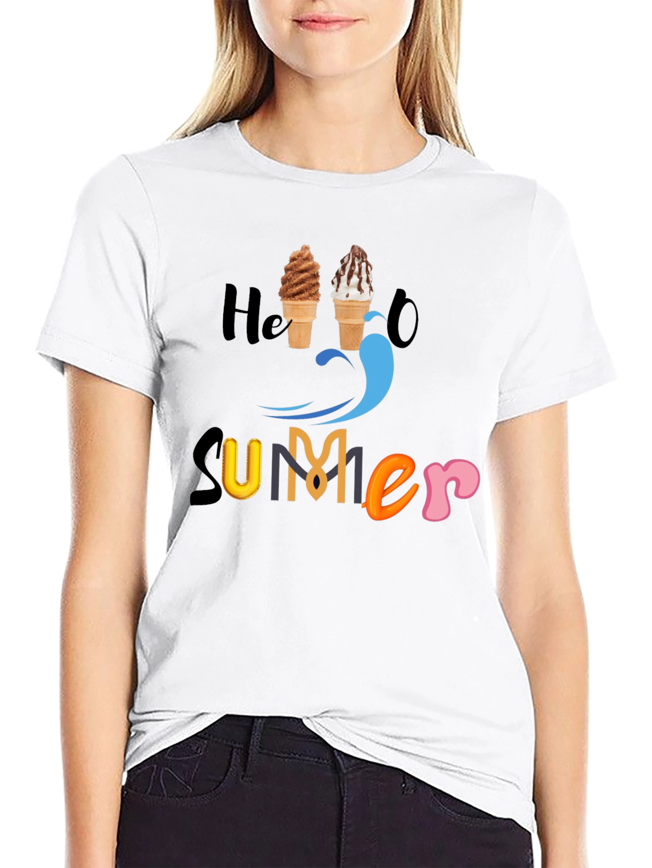Summer Ice Cream Graphic Tee - Unisex