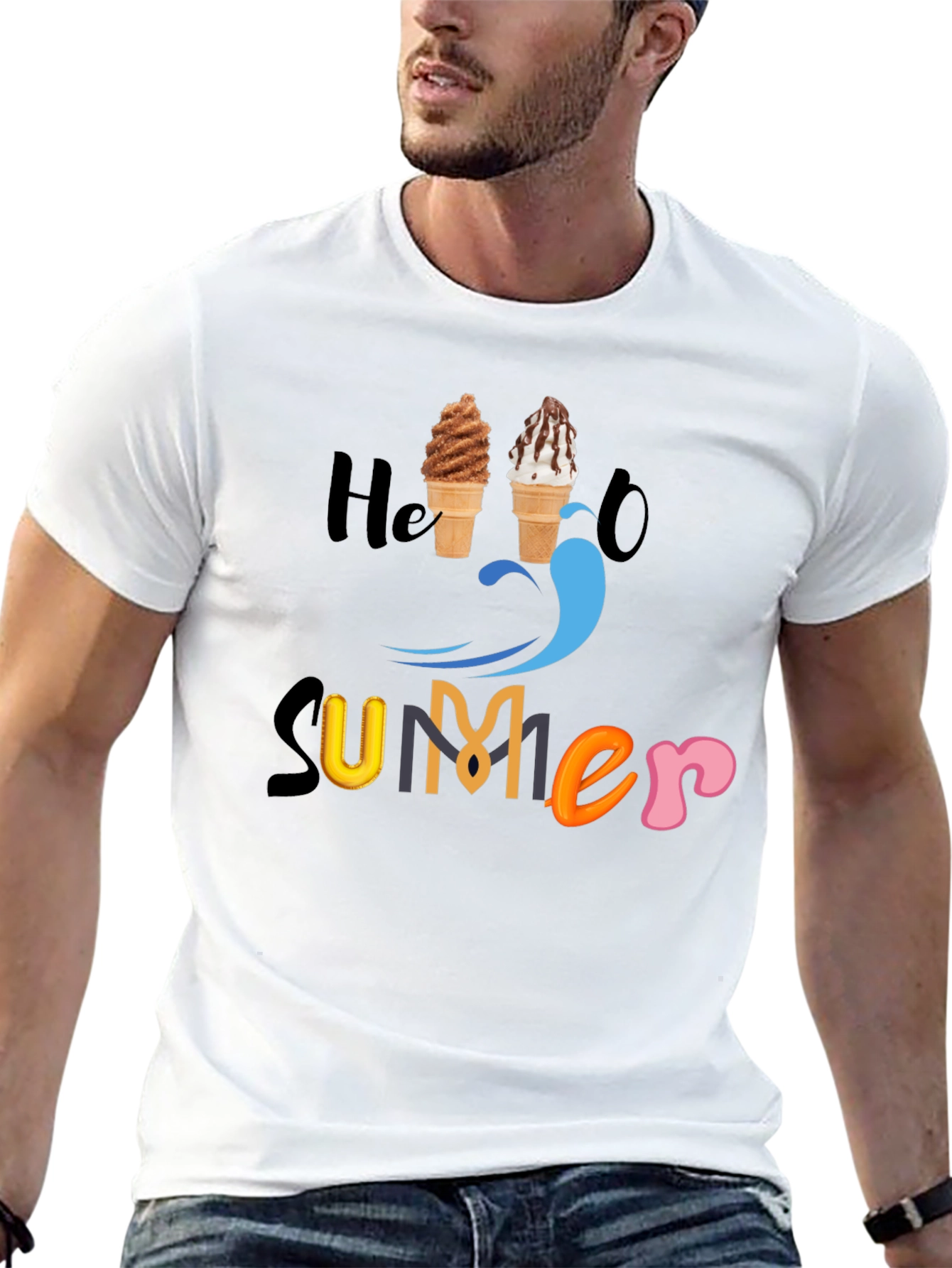 Summer Ice Cream Graphic Tee - Unisex