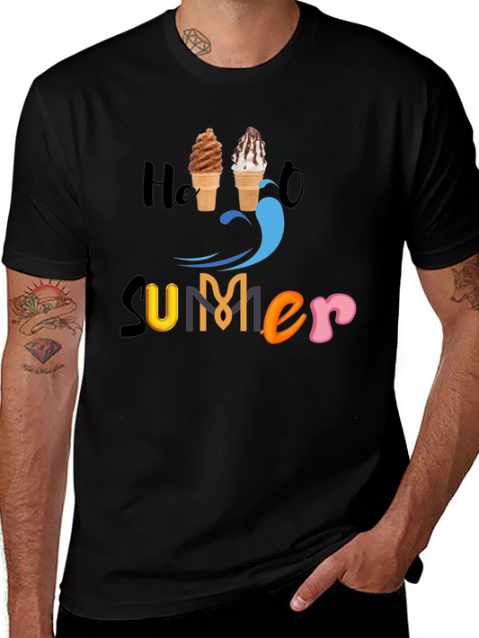 Summer Ice Cream Graphic Tee - Unisex
