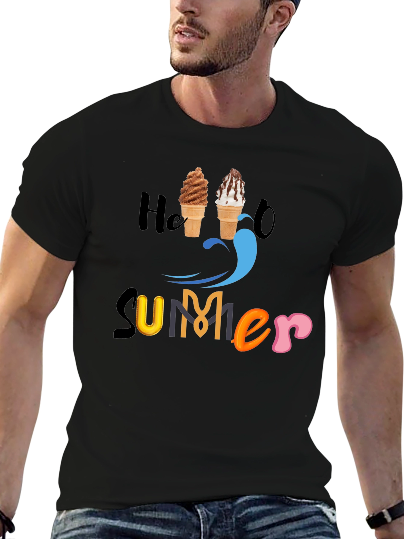 Summer Ice Cream Graphic Tee - Unisex