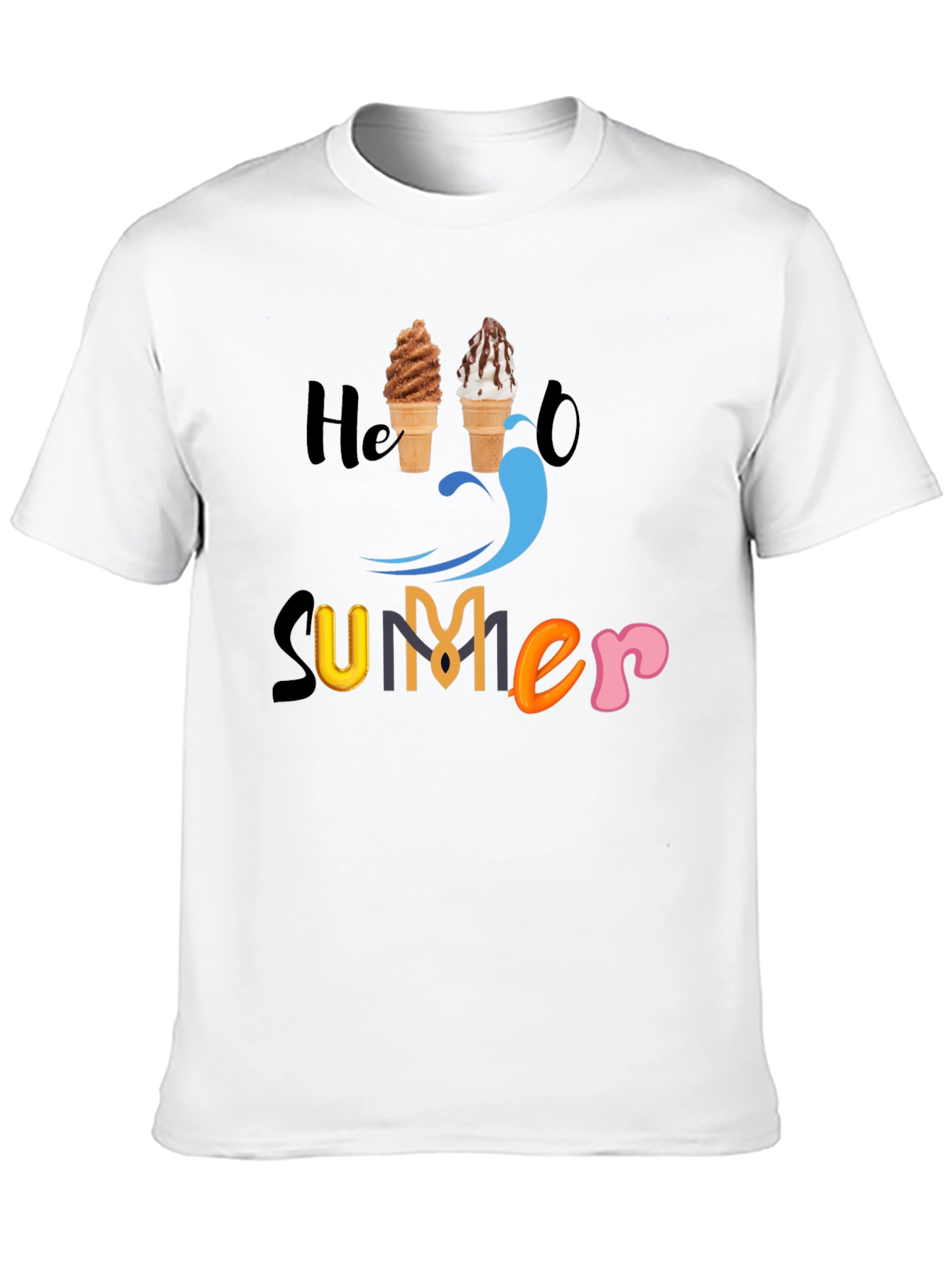 Summer Ice Cream Graphic Tee - Unisex