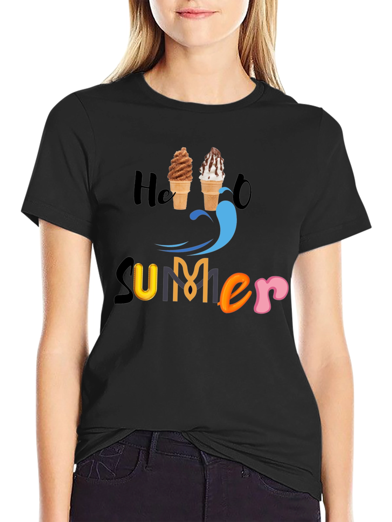 Summer Ice Cream Graphic Tee - Unisex