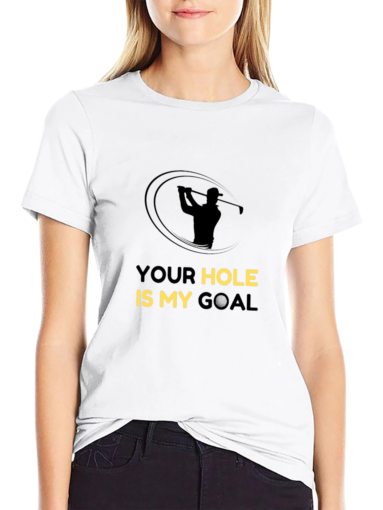 Golf Goal T-Shirt - Humorous Golfer Tee