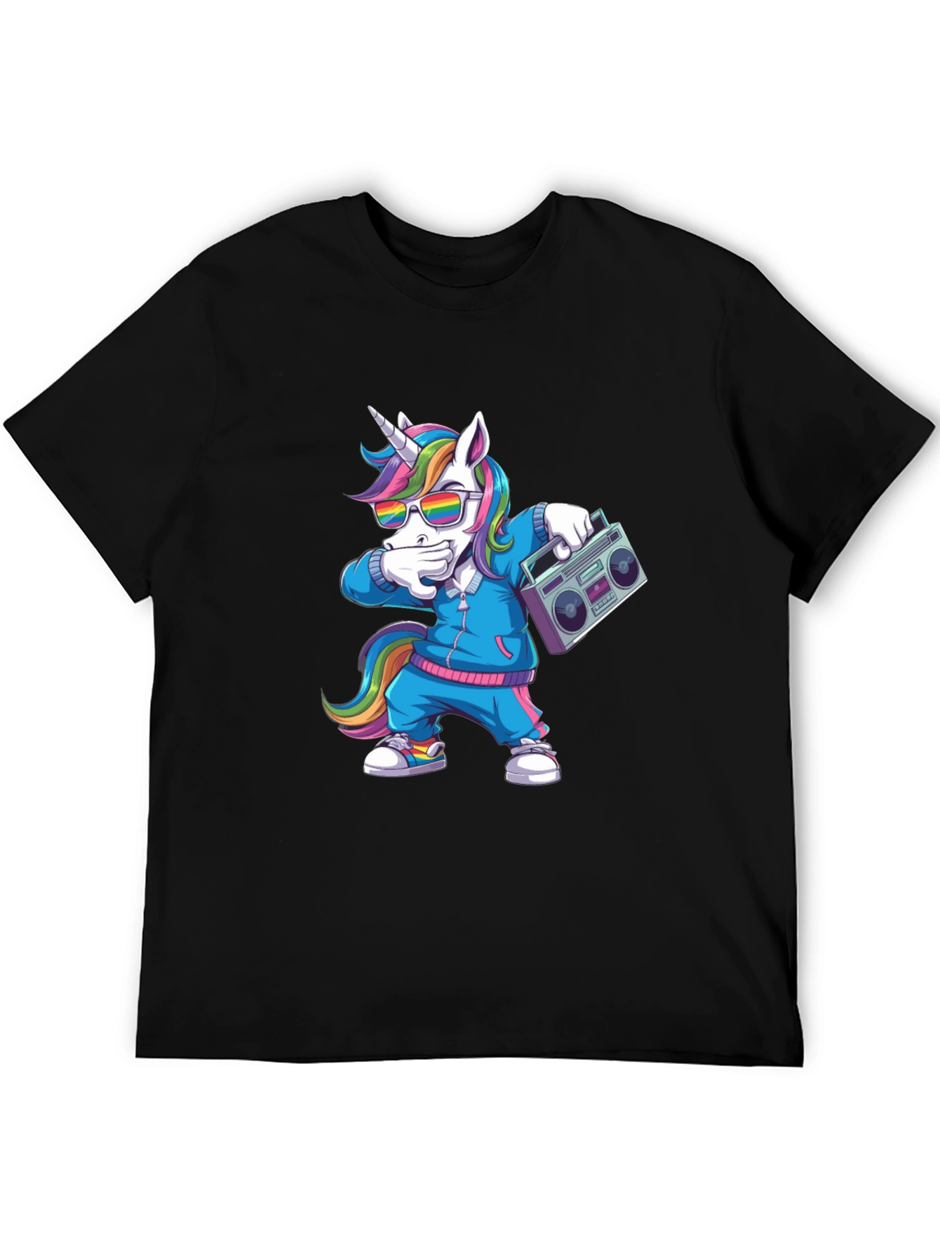 Dabbing Unicorn Graphic Tee