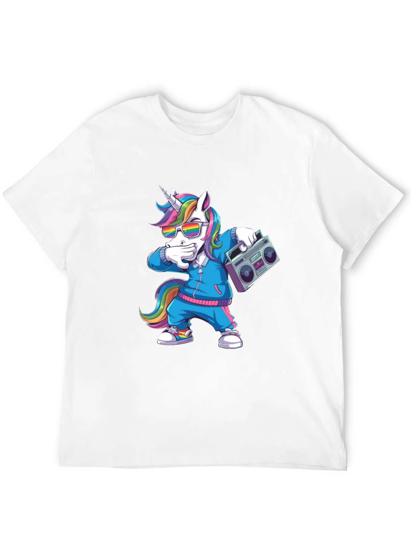 Dabbing Unicorn Graphic Tee