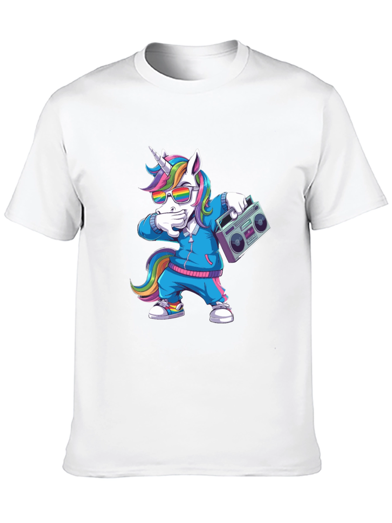 Dabbing Unicorn Graphic Tee