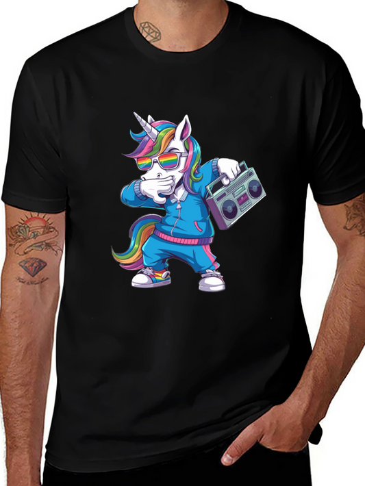 Dabbing Unicorn Graphic Tee